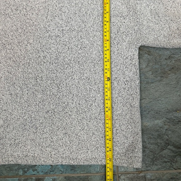 Zara Cream Gray Ruffle Sweater Girls Size 10 Chunky Knit Cropped - Picture 7 of 7